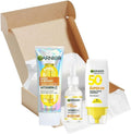 Garnier Even & Bright Vitamin C Skincare Bundle, Serum Cleanser, Booster Serum, and SPF 50+ Super UV Sunscreen, 3 Piece Set