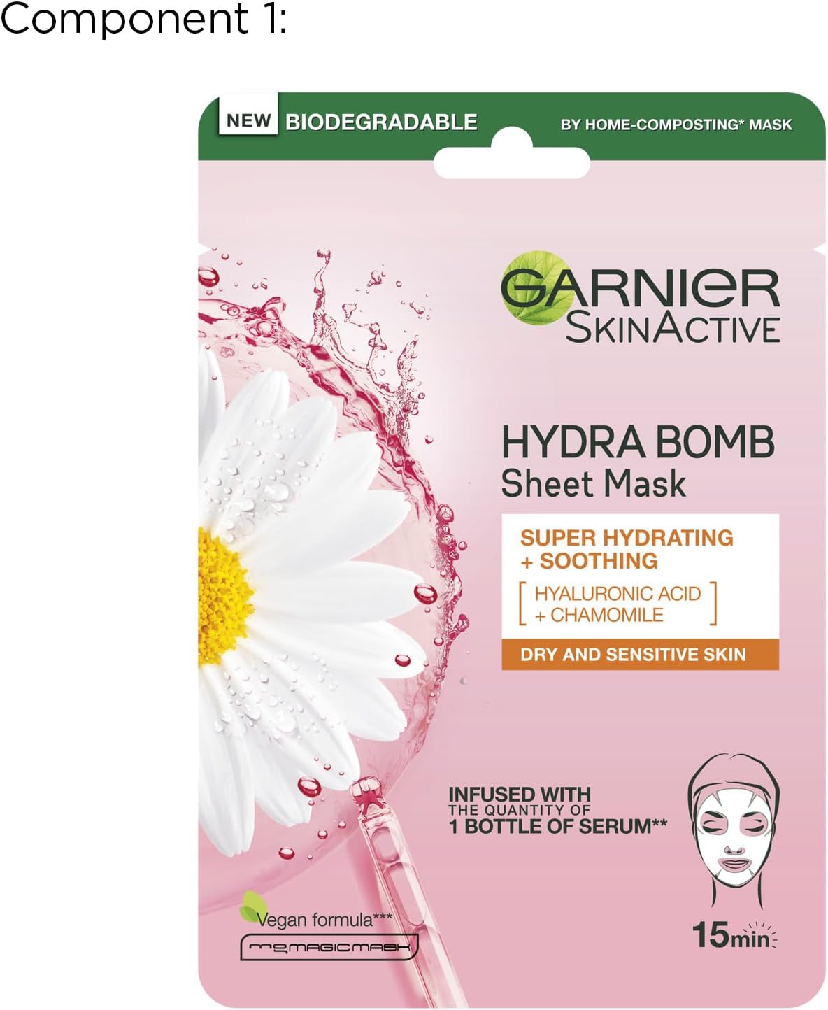 Garnier SkinActive Tissue Masks Bundle - 5 Piece Bundle Set