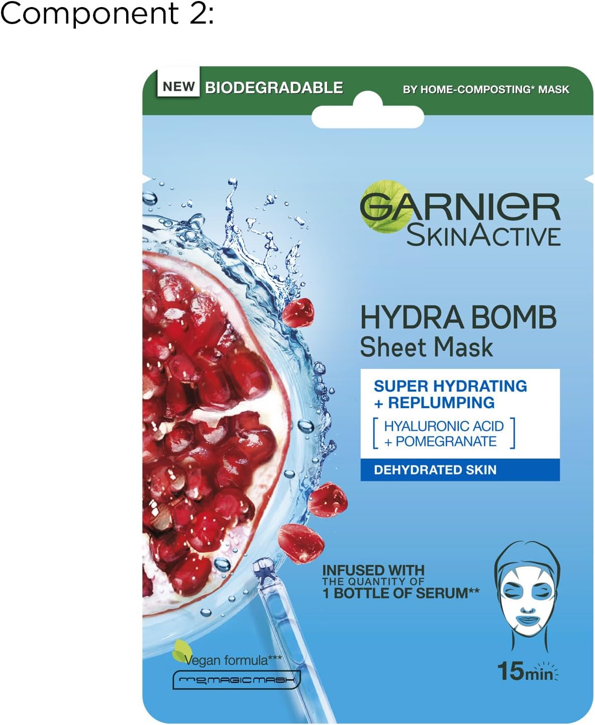 Garnier SkinActive Tissue Masks Bundle - 5 Piece Bundle Set