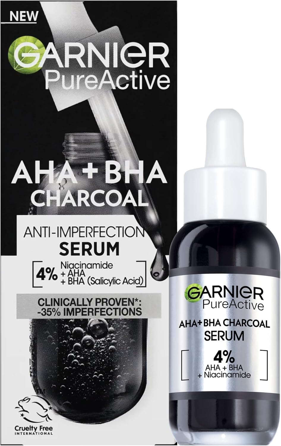 Garnier Charcoal Serum Regime Bundle Set 3 piece