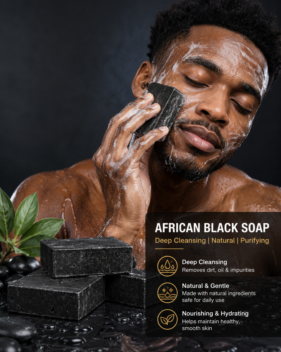 Charcoal Face and Body Wash